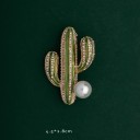 Modische Pflanzenbroschen 2,8–9,1 cm Zinklegierung Verschiedene Arten Blätter und Blumen Elegantes natürliches Accessoire 2