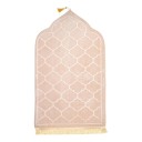 Modlitebná podložka 65 x 110 cm Mäkká islamská modlitebná podložka Ľahká skladacia cestovná verzia Elegantný dizajn Pohodlný povrch na modlitbu 8