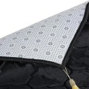 Modlitební kobereček 116 x 66 cm s tenkou paměťovou pěnou a protiskluzovou spodní stranou, ornamentální vzor s třásněmi pro modlitbu 4