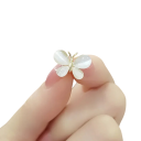 Módna brošňa 10 mm Srdce s krídlami a korunou Motýľ Včela Perla Kov zinková zliatina Elegantný doplnok do saka šiat kabelky 5