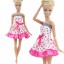 Modna sukienka dla Barbie A1 6