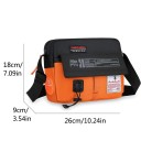 Modna torba unisex crossbody 26×18×9 cm Casualowa torba na ramię z nylonu Kolorowa torba dla mężczyzn i kobiet Torba podróżna z poliestru 3