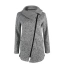 Modny płaszcz damski z kołnierzem J1214 10