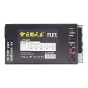 Modulær PC strømforsyning Flex ATX 16,5 x 8,2 x 4 cm 600 W med aktiv PFC og indgang 110–240 V i sort metalhus til mini-ITX gaming computer 2