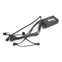 Modulär PC-strömförsörjning Flex ATX 16,5 x 8,2 x 4 cm 600 W med aktiv PFC och ingång 110–240 V i svart metallhölje för mini-ITX spel dator 6