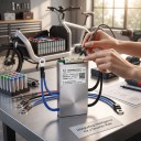 Módulo BMS de Equilíbrio JNFN S Bluetooth 4S 340 A Ponta 850 A Para Li-ion LiFePO4 LTO e Na-ion Prateado Para bicicletas elétricas e trotinetes 5