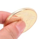 Moeda de colecionador dourada com o deus egípcio Anúbis 4 cm Moeda comemorativa dupla face do Egito Réplica de uma moeda antiga com o deus egípcio Moeda com pirâmide e Anúbis 3