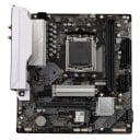 Moederbord met AM5-socket en B650-chipset voor AMD Ryzen 7000 tot 9000 met DDR5 Wi-Fi en 2,5Gb LAN en M.2 PCIe 4.0 in zwart-witte uitvoering 2