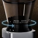 Moedor de café BioloMix 48 graus de moagem Suporte de porta-filtro removível 51–53 e 58 mm Mós cónicos Prata Para espresso e french press 6