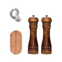 Moinho de madeira para especiarias 2 pcs 1