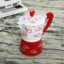 Moka cafetière avec cœurs 2