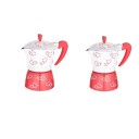 Moka cafetière avec cœurs 3