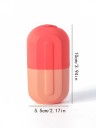Molde cosmético para hielo fabricado en silicona alimentaria para refrescar la piel y reafirmar el contorno facial 10 x 5,5 cm en varios colores 2