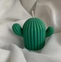 Molde de silicona cactus 7,5 x 5,5 cm para fundición de velas, jabón, yeso, resina, decoración del hogar, manualidades 5