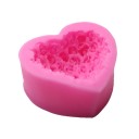 Molde de silicona corazón con rosas 4