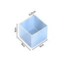 Molde de silicona para fundición de resina en forma de cubo 8 x 8 cm Fabricación de decoraciones, adornos, joyas y productos originales de resina 4