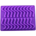 Molde de silicona para gusanos de goma 6