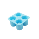 Molde de silicona para hielo de 10 x 5 cm, 4 agujeros redondos, prensa creativa para whisky, cerveza, bar, utensilios de cocina, cubitos 5