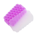 Molde de silicona para hielo de 20,5 × 12,5 cm, máquina para hacer hielo de gran capacidad con tapa, plástico de grado alimenticio, molde 8