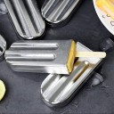 Moldes de acero inoxidable para 10 paletas con soporte 2