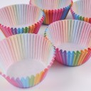 Moldes para muffins arcoiris 100 uds 4