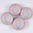 Moldes para muffins arcoiris 100 uds 5