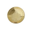 Monedă de colecție 4 cm aurită Șapte minuni ale lumii Taj Mahal India monedă comemorativă decorativă pentru colecționari 1