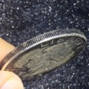 Monedă de colecție din argint SUA 1865 Morgan Dollar Vulturul libertății diametru cca 38 mm replică istorică a monedei 2