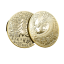 Monedă metalică dragon chinezesc Moneda norocoasă dragon chinez Moneda de colecție Dragon mitic Caractere chinezești placate cu aur în stil tradițional chinezesc Monedă placată cu argint 4cm 1