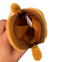 Monedero de peluche con forma de pan tostado (10 x 8 cm), bonito monedero y auricular, llavero colgante, juguete infantil, muñeco de poliéster, regalo. 5