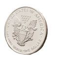 Moneta da collezione argentata USA 4 x 0,3 cm Moneta commemorativa non magnetica degli anni 2020-2023 Moneta metallica bifacciale degli Stati Uniti d'America 3
