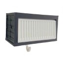 Monikäyttöinen avaimenpidike avautuvilla ovilla 10,3x5x6 cm PVC:stä avaimien ja pienten tavaroiden järjestämiseen kotona 1