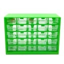 Monikäyttöinen työkalulaatikko Ruuviorganisaattori Muovinen laatikko laatikoilla 29,1 x 22,5 x 12,3 cm 3