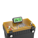 Moniteur de batterie 12V avec écran LED Transmission sans fil 433MHz Test de tension de charge de démarrage chargement USB C chargement solaire 3