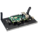 Monitor portatile SHCHV 7" IPS con touchscreen 1024 x 600 LCD HDMI per Raspberry Pi 5 / 4B / 3B+ e PC con supporto 7