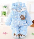 Mono de invierno para bebé con osito de peluche J1954 11
