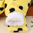 Mono de invierno para bebé con osito de peluche J1954 9