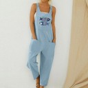 Mono de mujer con estampado de peces 2
