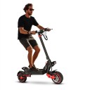 Monopattino elettrico per adulti FREEBOY J15MAX Doppia sospensione anteriore e posteriore Batteria 48 V 18 Ah Autonomia 50 km Nero e rosso Per terreni 3