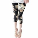 Mønstrede capri-leggings til kvinder 1