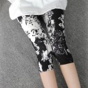 Mønstrede capri-leggings til kvinder 5