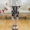 Mønstrede capri-leggings til kvinder 12