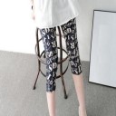 Mønstrede capri-leggings til kvinder 9