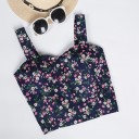 Mønstret crop top til kvinder 11