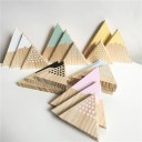 Montanha decorativa em madeira 3 pcs 2