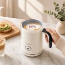 Montapanna elettrico Cafelffe 4 in 1 Schiuma calda e fredda Riscaldamento latte e cioccolata calda 120 e 240 ml Crema Per latte e cappuccino 2