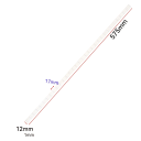 Μοντέλο πλαστικού φράχτη HO 1:87 575 × 12 mm Πάχος 1 mm Απόσταση 17 mm Φράχτη κήπου για ντιόραμα 2