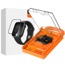 Monteringskit med härdat glas för Apple Watch Series 10 46 mm installationsram för exakt placering av glasfolien på klockans skärm 2