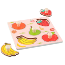 Montessori houten bord Fruit 2