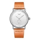 Montres à quartz pour hommes ONOLA Minimalistes avec petite trotteuse Étanches 30 m Diamètre 41 mm Acier inoxydable Bracelet en cuir Pour tous 12